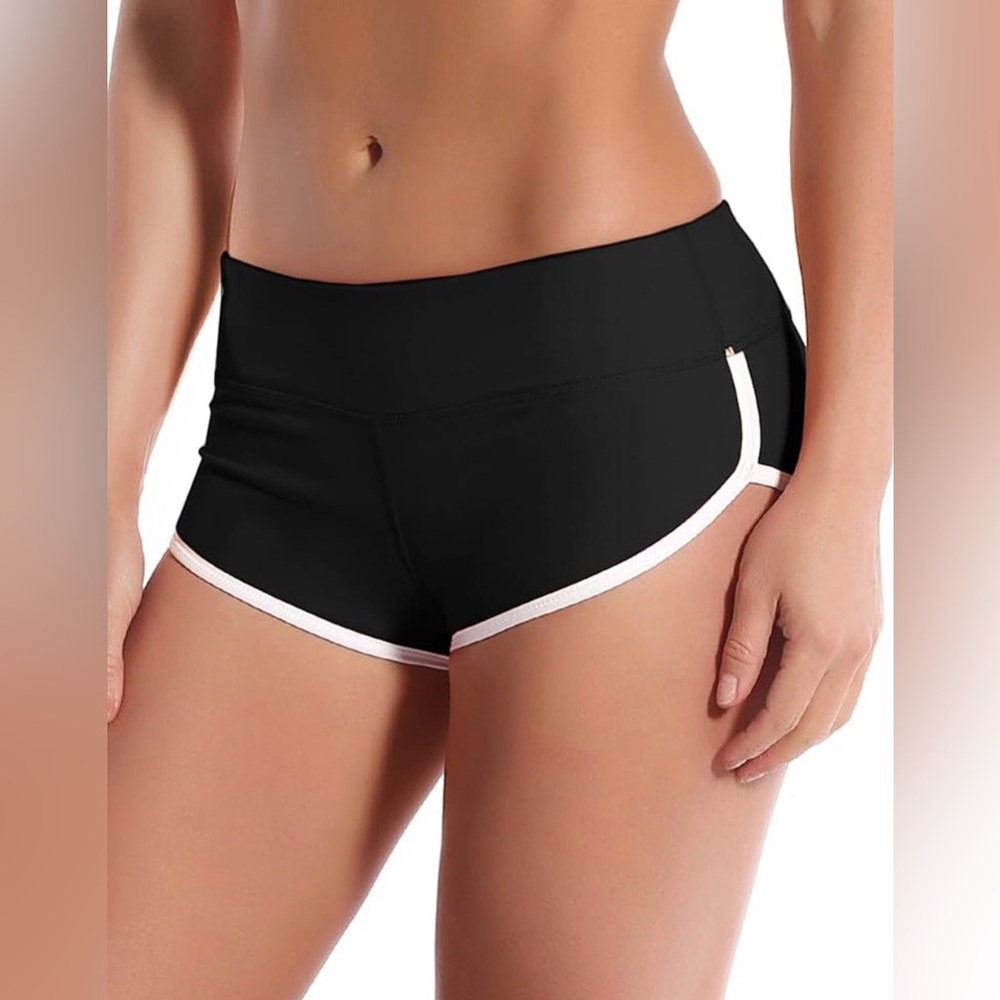 🌸NEW BUBBLELIME Sexy Shorts Running Shorts Women’s Tummy Control UPF30+ Sz M NWT